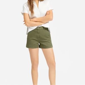 Everlane olive green shorts
